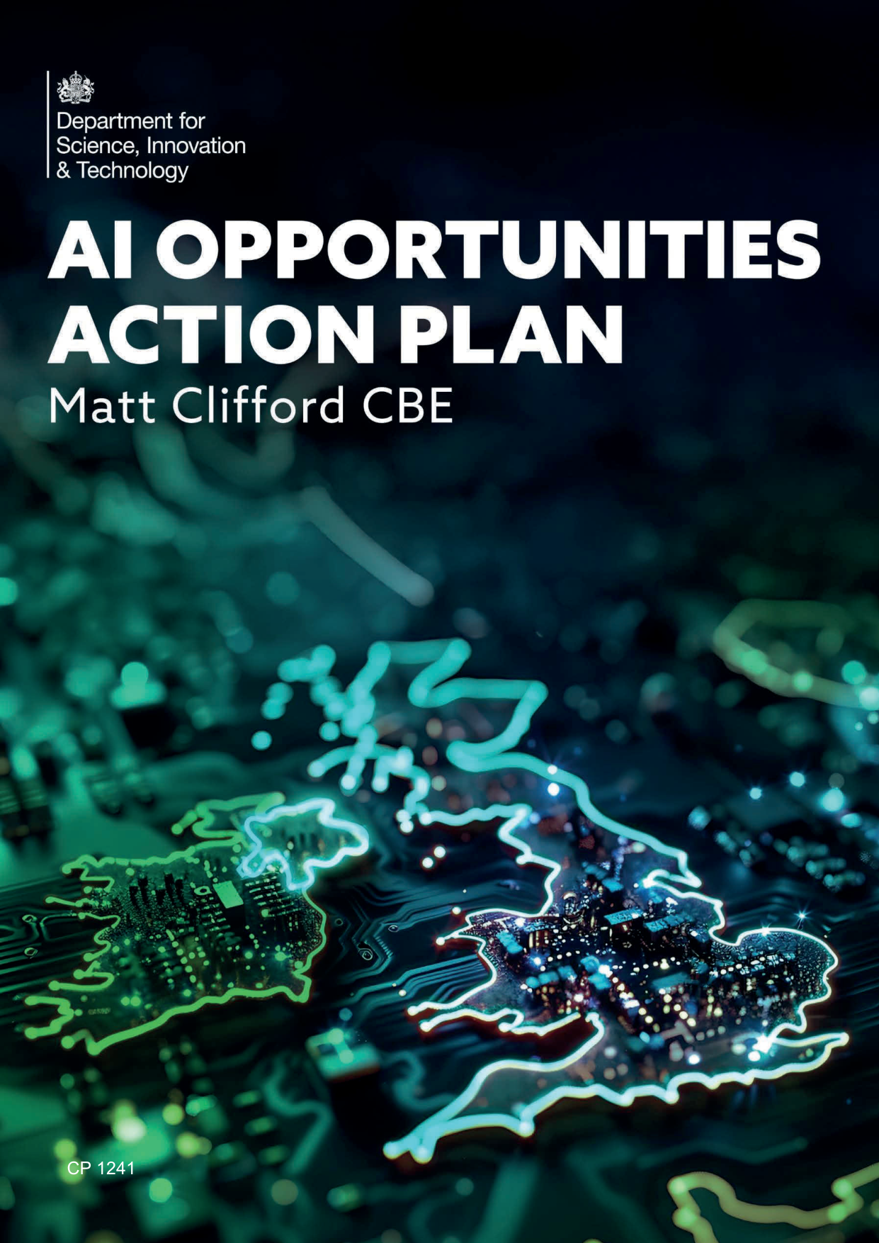 Hero slide: The UK gov has released an AI Opportunities