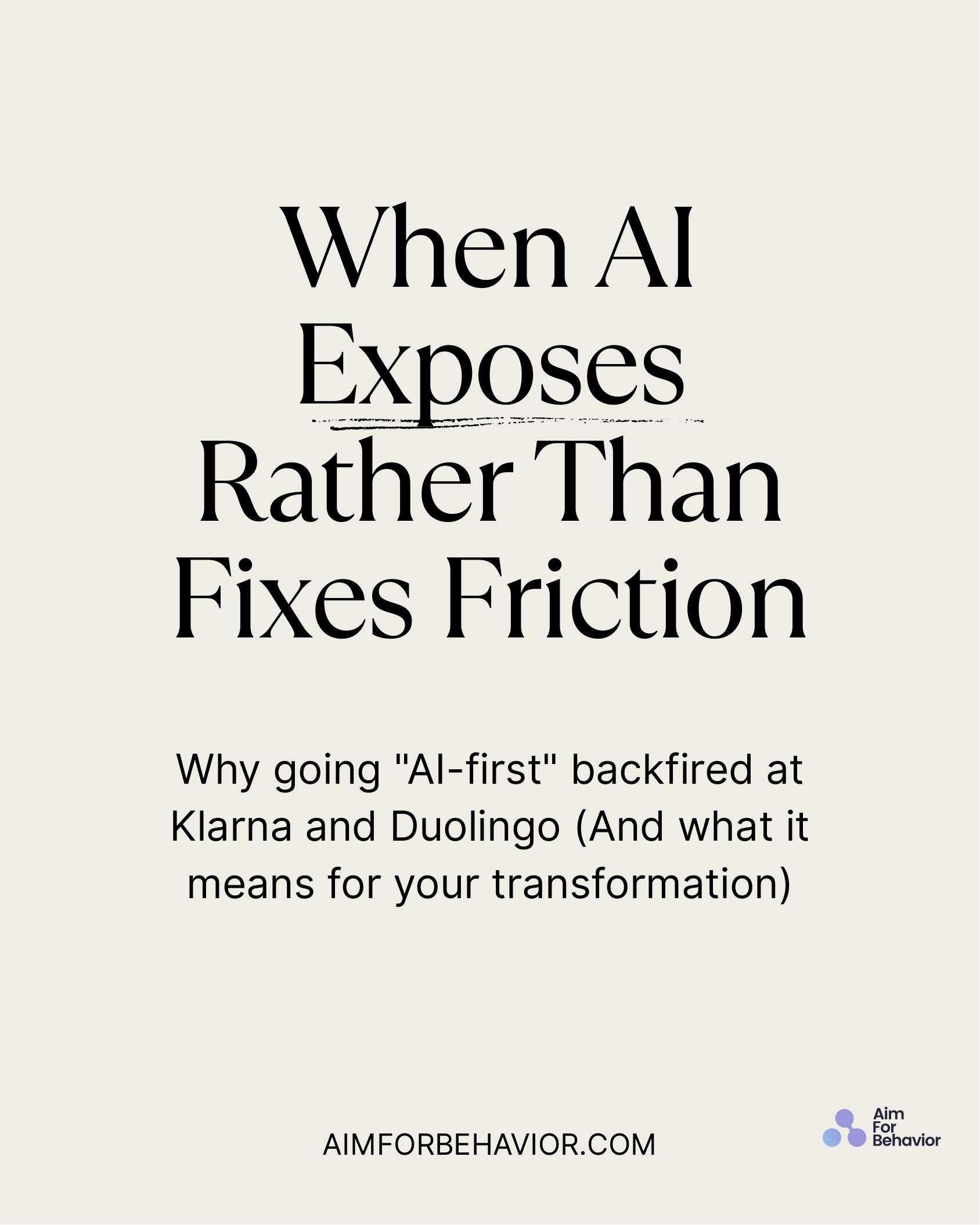 Hero slide: Your AI projects will fail for the same